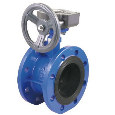 828蝸輪傳動法蘭蝶閥